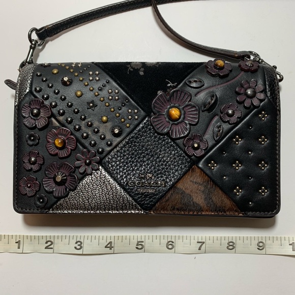 Coach Quilted Tea Rose Crossbody - Picture 8 of 16
